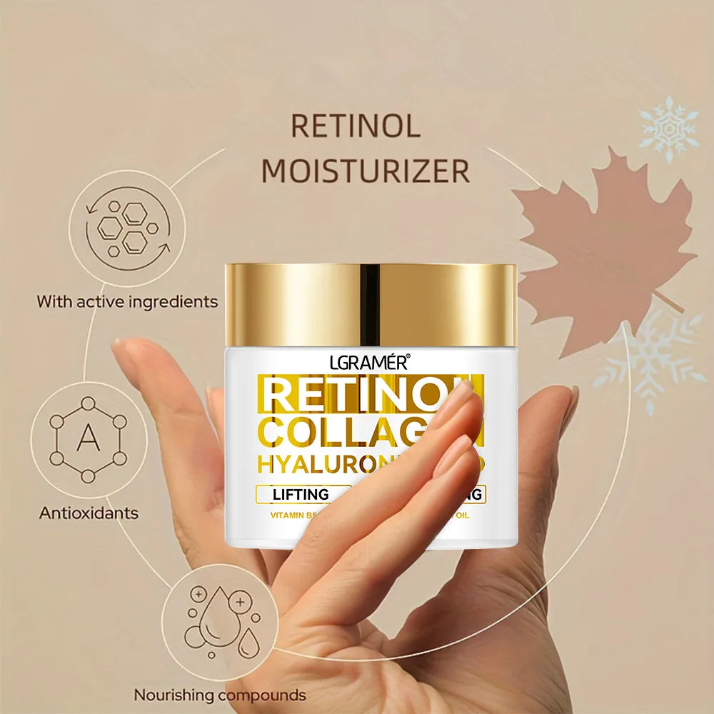 Retinol Anti Aging Face Cream Moisturizing Wrinkle Remover Collagen