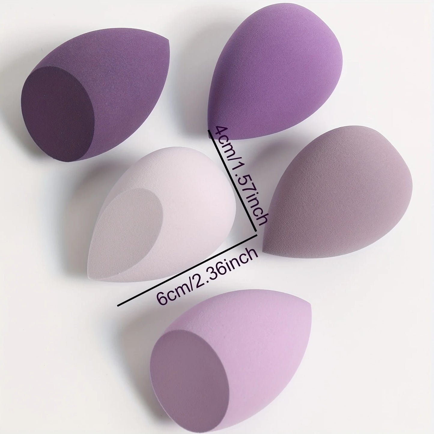 7piece/18piece makeup sponge set, suitable for liquid BB cream powder