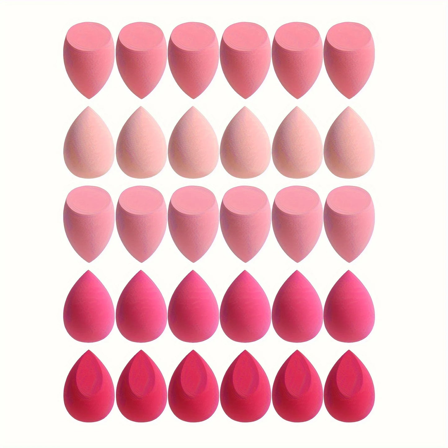 7piece/18piece makeup sponge set, suitable for liquid BB cream powder