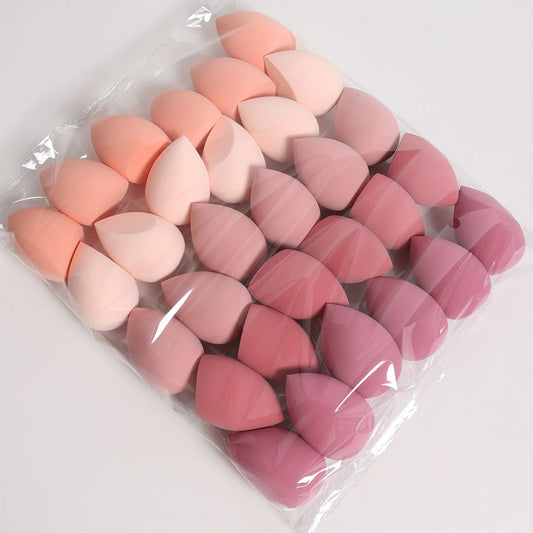 7piece/18piece makeup sponge set, suitable for liquid BB cream powder